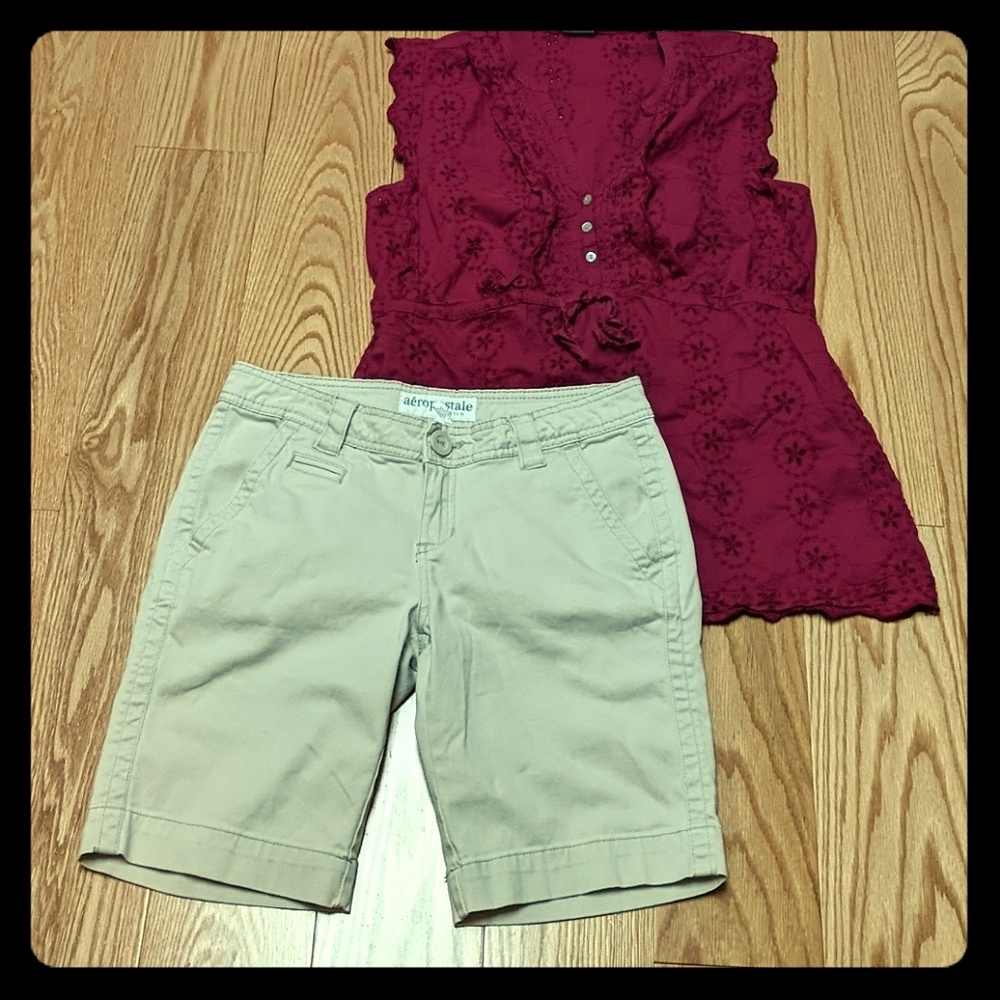 Khaki shorts